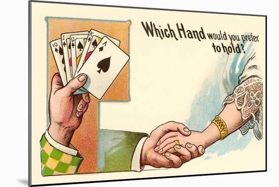 Which Hand Would You Prefer to Hold?-null-Mounted Art Print