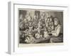 Which Is Your Right Hand? a Study in an Infant School-Charles Paul Renouard-Framed Giclee Print