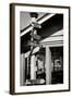 Which Way Cafe II BW-Alan Hausenflock-Framed Photographic Print