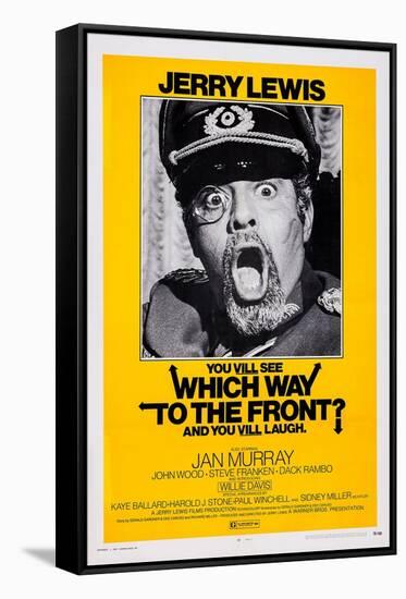 Which Way to the Front?, Jerry Lewis, 1970-null-Framed Stretched Canvas