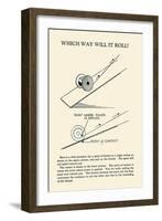 Which Way Will it Roll-null-Framed Art Print