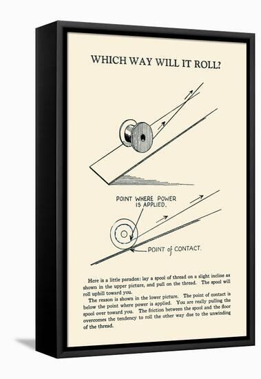 Which Way Will it Roll-null-Framed Stretched Canvas