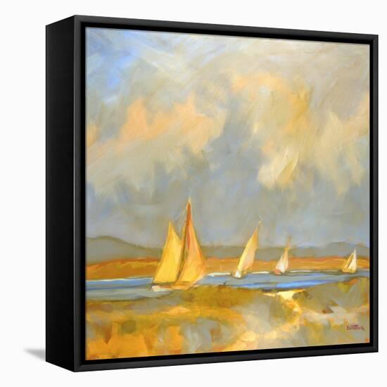 Whidbey Island Beach-Don Tiller-Framed Stretched Canvas