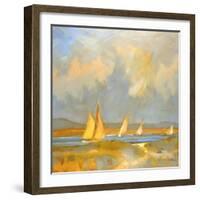 Whidbey Island Beach-Don Tiller-Framed Premium Giclee Print