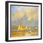 Whidbey Island Beach-Don Tiller-Framed Premium Giclee Print