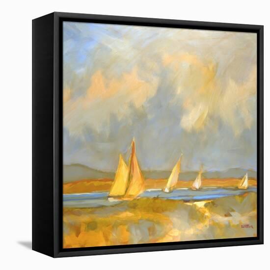 Whidbey Island Beach-Don Tiller-Framed Stretched Canvas