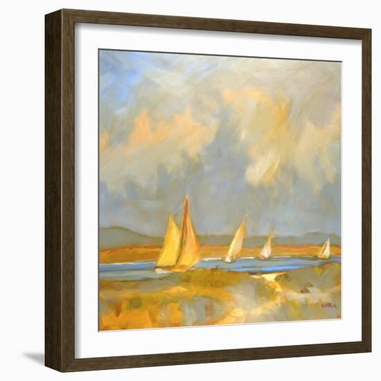 Whidbey Island Beach-Don Tiller-Framed Giclee Print