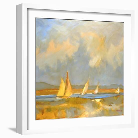 Whidbey Island Beach-Don Tiller-Framed Giclee Print