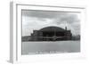 Whidbey Island, Washington - Ault Field Hangar 4 View-Lantern Press-Framed Art Print