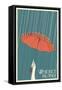 Whidbey Island, Washington - Umbrella-Lantern Press-Framed Stretched Canvas
