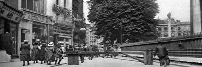 St Paul's Churchyard and a Tollgate, London, 1926-1927-Whiffin-Mounted Giclee Print