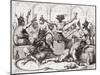 While Beelzebub's Tying Huge Knots in His Tale', Illustration after George Cruikshank for the…-null-Mounted Giclee Print