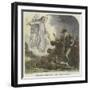 While Shepherds Watched their Flocks by Night, All Seated on the Ground-Sir John Gilbert-Framed Giclee Print