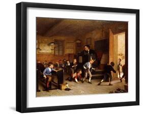 While Teacher Sleeps-Andre Henri Dargelas-Framed Giclee Print