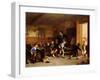 While Teacher Sleeps-Andre Henri Dargelas-Framed Giclee Print