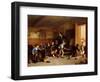 While Teacher Sleeps-Andre Henri Dargelas-Framed Giclee Print