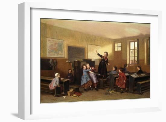 Whilst the Cat's Away-Theophile Emmanuel Duverger-Framed Giclee Print