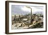 Whimsey Engine Drawing Coal in the Staffordshire Mines, England, c.1850-null-Framed Giclee Print