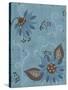 Whimsical Blue Floral I-Jade Reynolds-Stretched Canvas