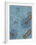 Whimsical Blue Floral II-Jade Reynolds-Framed Art Print