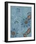 Whimsical Blue Floral II-Jade Reynolds-Framed Art Print