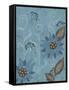 Whimsical Blue Floral II-Jade Reynolds-Framed Stretched Canvas