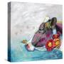 Whimsical Cow-Walela R.-Stretched Canvas