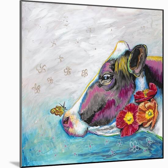 Whimsical Cow-Walela R.-Mounted Art Print