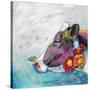 Whimsical Cow-Walela R.-Stretched Canvas