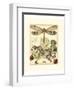 Whimsical Dragonflies II-Vision Studio-Framed Art Print