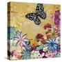 Whimsical Floral Collage 4-2-Megan Aroon Duncanson-Stretched Canvas