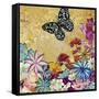 Whimsical Floral Collage 4-2-Megan Aroon Duncanson-Framed Stretched Canvas