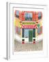 Whimsical French Corner Bakery-null-Framed Art Print