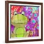 Whimsical Frog-Jennifer McCully-Framed Giclee Print