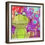 Whimsical Frog-Jennifer McCully-Framed Premium Giclee Print