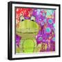 Whimsical Frog-Jennifer McCully-Framed Premium Giclee Print