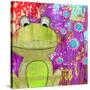 Whimsical Frog-Jennifer McCully-Stretched Canvas