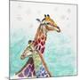 Whimsical Giraffes-Walela R.-Mounted Art Print