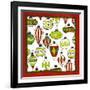 Whimsical Ornaments II-SD Graphics Studio-Framed Art Print