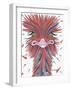 Whimsical Ostrich-Sartoris ART-Framed Giclee Print