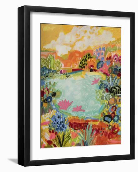 Whimsical Pond I-Karen Fields-Framed Art Print