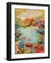 Whimsical Pond I-Karen Fields-Framed Art Print