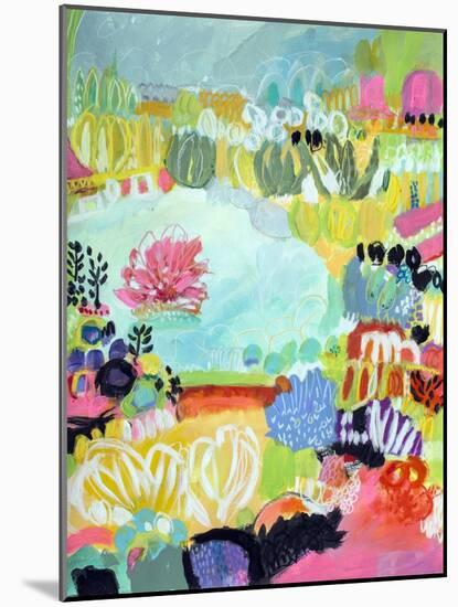 Whimsical Pond II-Karen Fields-Mounted Art Print