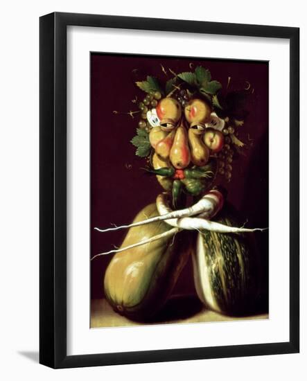 Whimsical Portrait-Giuseppe Arcimboldo-Framed Giclee Print