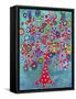 Whimsical Tree Of Life In Paradise-Prisarts-Framed Stretched Canvas