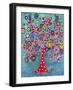 Whimsical Tree Of Life In Paradise-Prisarts-Framed Giclee Print