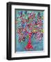 Whimsical Tree Of Life In Paradise-Prisarts-Framed Premium Giclee Print