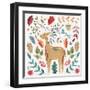 Whimsical Woodland III-Farida Zaman-Framed Art Print