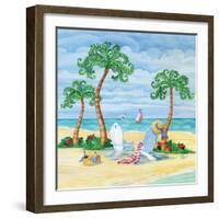 Whimsy Bay Chairs I-Paul Brent-Framed Art Print