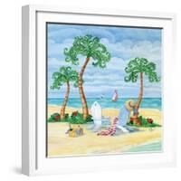 Whimsy Bay Chairs I-Paul Brent-Framed Art Print